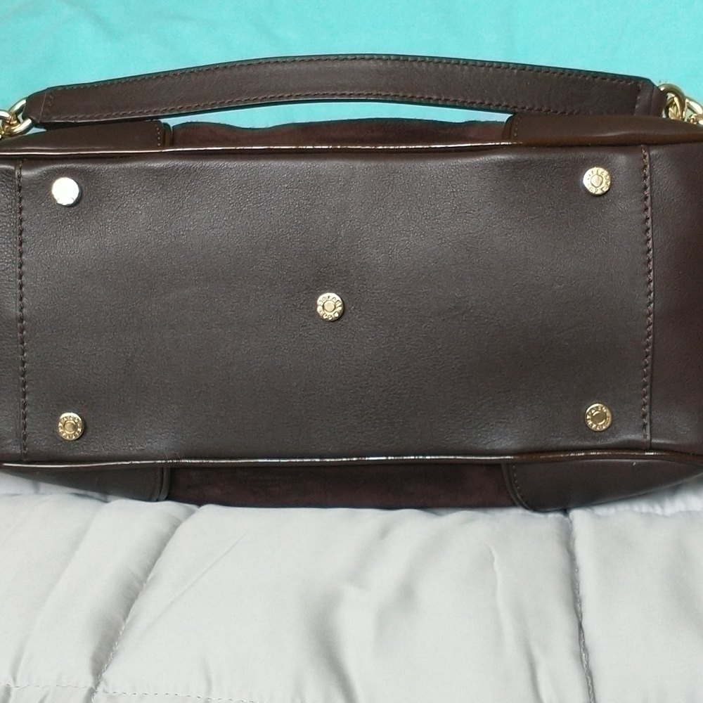 TIFFANY & Co Italian Leather & Suede Handbag - Picture 4 of 12